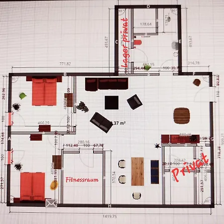 Daire Ferienwohnung Ahornpark